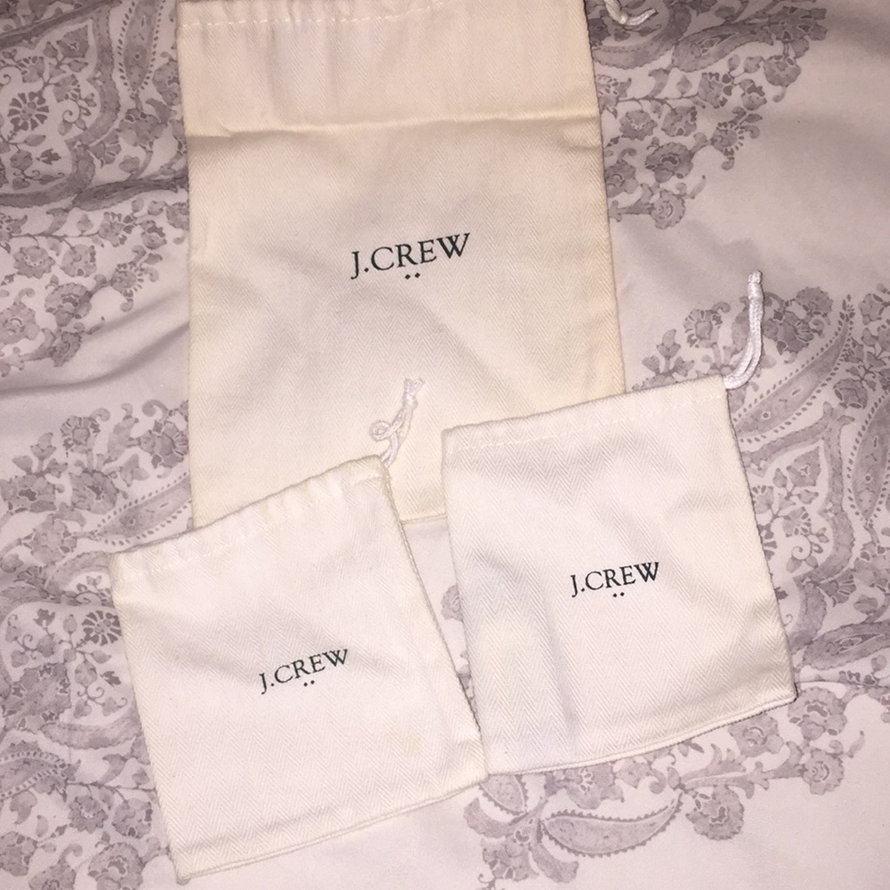 J Crew Jewelry Dust Bags